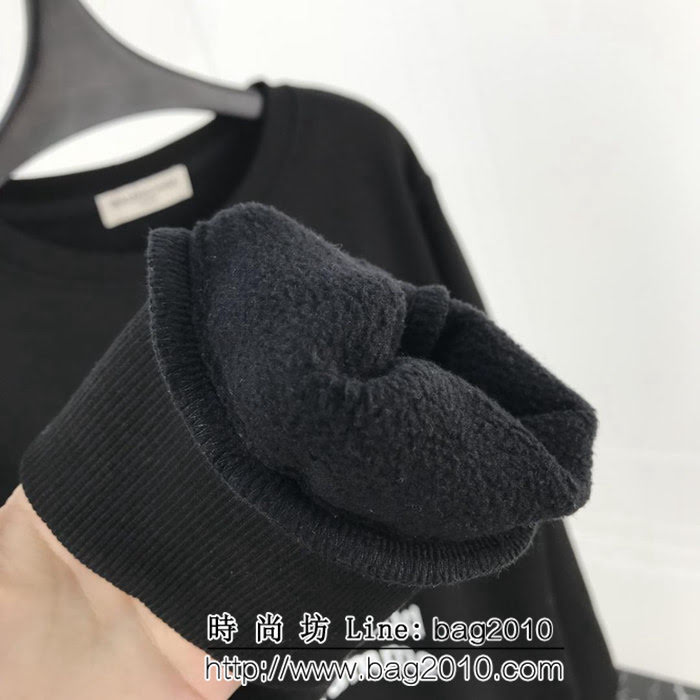 Balenciaga巴黎世家 18ss秋冬新款套頭衛衣 糧食計畫署系列圖案 定制純棉加絨面料 高版本男女同款 ydi2062